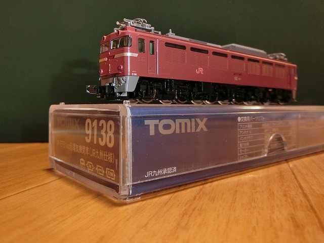 TOMIX EF81(JR九州) 入線 | でたとこ暮らしのホームページ